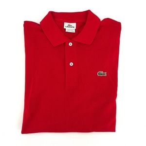 Lacoste piqué men’s polo top. Size XL